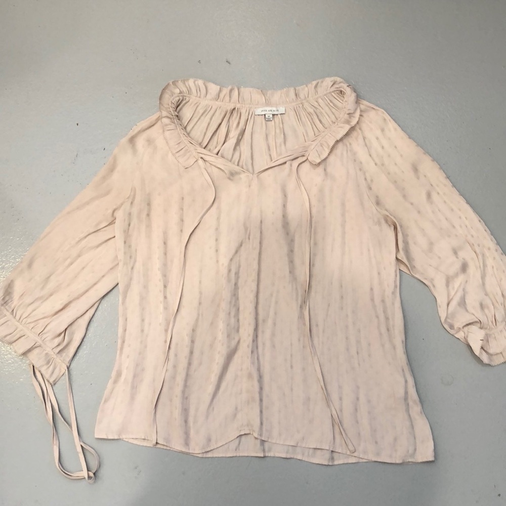 Skies are Blue women’s polka dot blouse